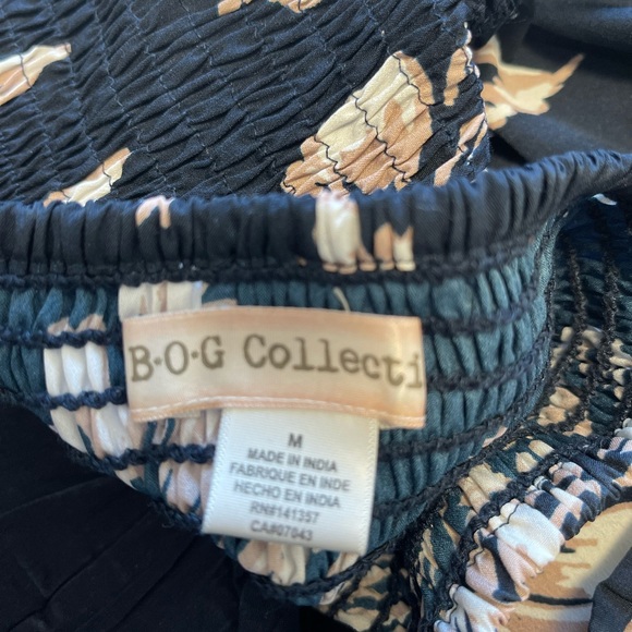 Band Of Gypsies Navy Floral Sweetheart Sleeveless Jumpsuit Medium - Picture 8 of 8